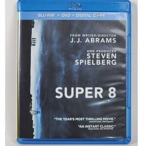 SUPER 8 (by Paramount) + DVD + Digital Copy (Steven Spielberg) Blu-Ray Movie